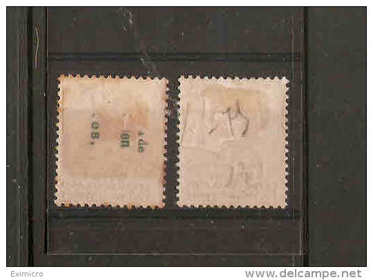 BECHUANALAND 1888 3d X 2  SG 12, 12a  MOUNTED MINT Cat £88+ - 1885-1895 Kronenkolonie