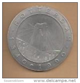 Jeton.- Rotterdam 1340 - 1990 - PORTER . 2 Scans - Souvenir-Medaille (elongated Coins)