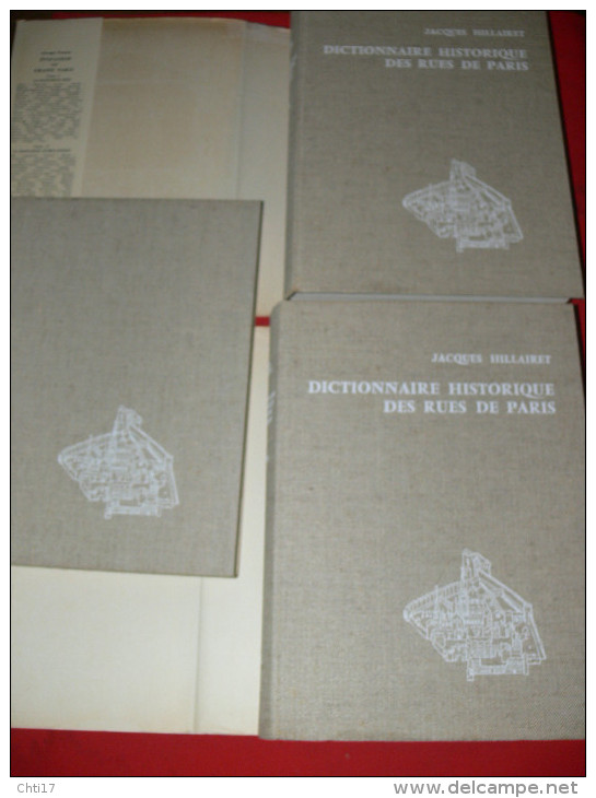 DICTIONNAIRE HISTORIQUE DES RUES DE PARIS /1600 PAGES/ 5334 RUES /EN 3 TOMES AK/LZ +SUPL/2343 ILLUST EDIT DE MINUIT 1976