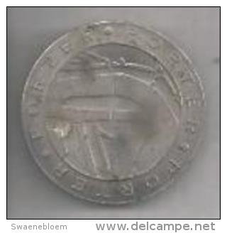 Jeton.- Rotterdam 1340 - 1990 - PORTER . 2 Scans - Souvenirmunten (elongated Coins)