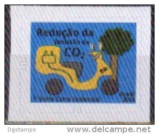 Brasil 2015 ** Autoadhesivo. Reduccion Emisiones De CO2. See Desc. - Nuovi