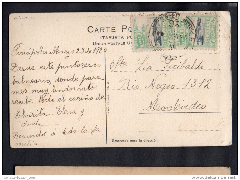 URUGUAY PIRIAPOLIS TARJETA POSTAL  Ca1900 POSTCARD Cpa Ak (W4_1623) - Uruguay