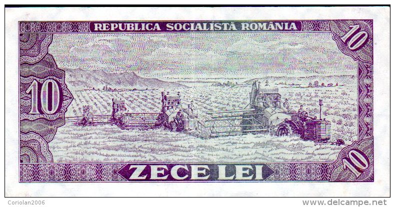 Romania 1966 / 10 Lei / Good - Roemenië