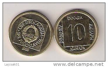 Yugoslavia 10 Dinara 1988. UNC KM#131  M#64.1 - Yougoslavie