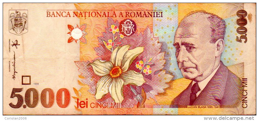 Romania 1998 / 5.000 Lei / Uzed - Roemenië