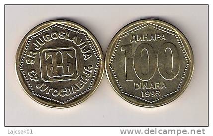 Yugoslavia 100 Dinara 1993. UNC KM#159 - Yougoslavie