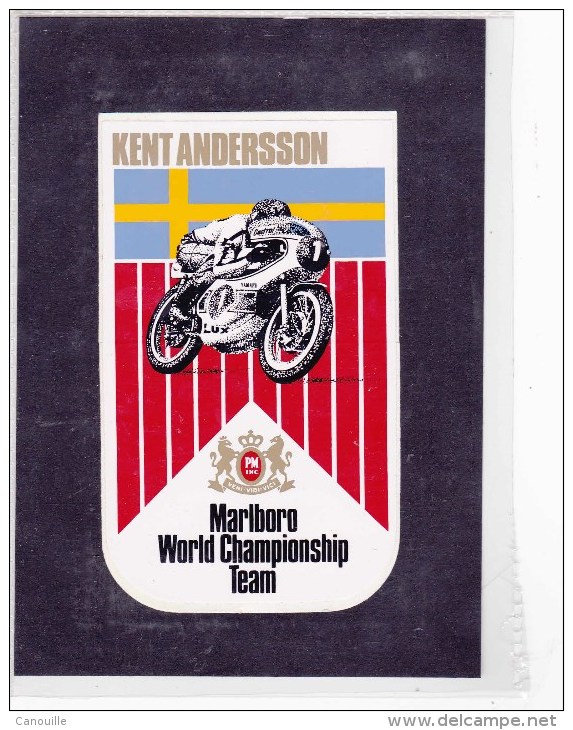 Marlboro - Kent Andersson - Moto - Automovilismo - F1