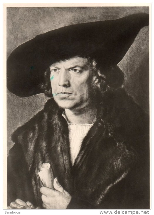 Albrecht Dürer - Bildnis Willibald Pirckheimer - Madrid Prado 1944 - Museum