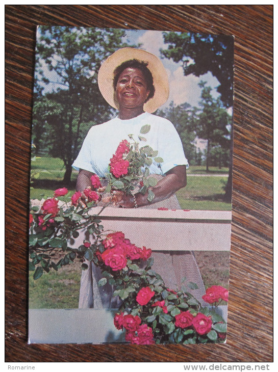 Prissie And Flowers Ante Bellum Plantation In Stone Mountain Memorial Park - Autres & Non Classés