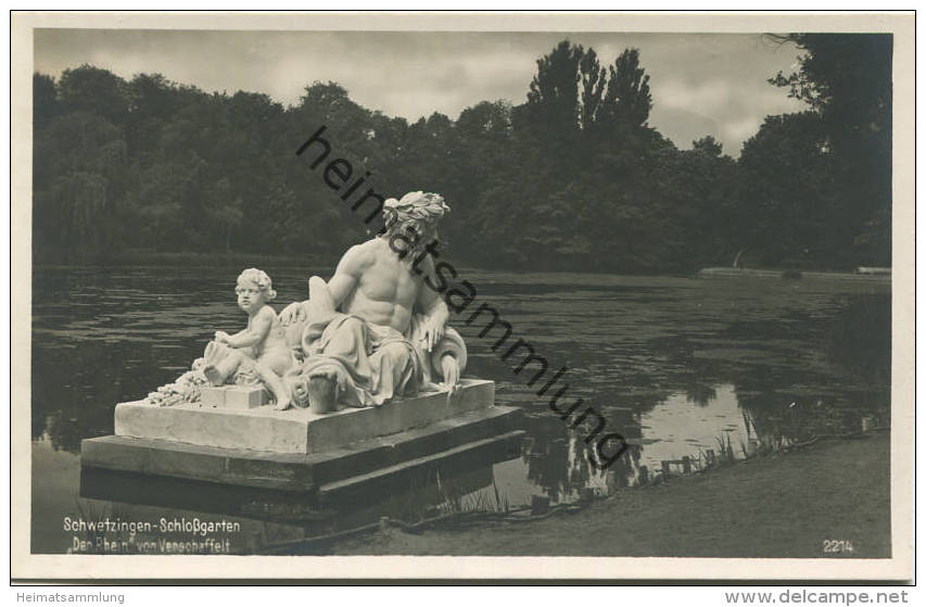 Schwetzingen - Schlossgarten - Der Rhein Peter Anton Von Verschaffelt - Foto-AK - Verlag Dr. Sommer & Co. Zuffenhausen-S - Schwetzingen