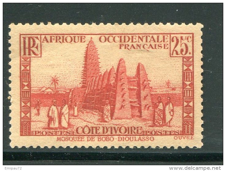 COTE D´IVOIRE- Y&T N°116- Neuf Avec Charnière * (gomme Altérée, Gomme Et  Papier Mât) - Ungebraucht