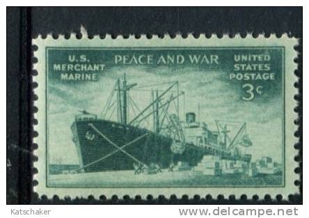 199951561 USA POSTFRIS MINT NEVER HINGED POSTFRISCH EINWANDFREI SCOTT 939 Merchant Marine - Ongebruikt