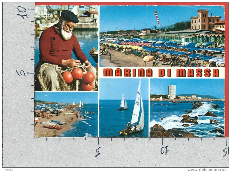 CARTOLINA VG ITALIA - MARINA DI MASSA (MS) - Vedutine - 10 X 15 - ANNULLO 1969 - Massa