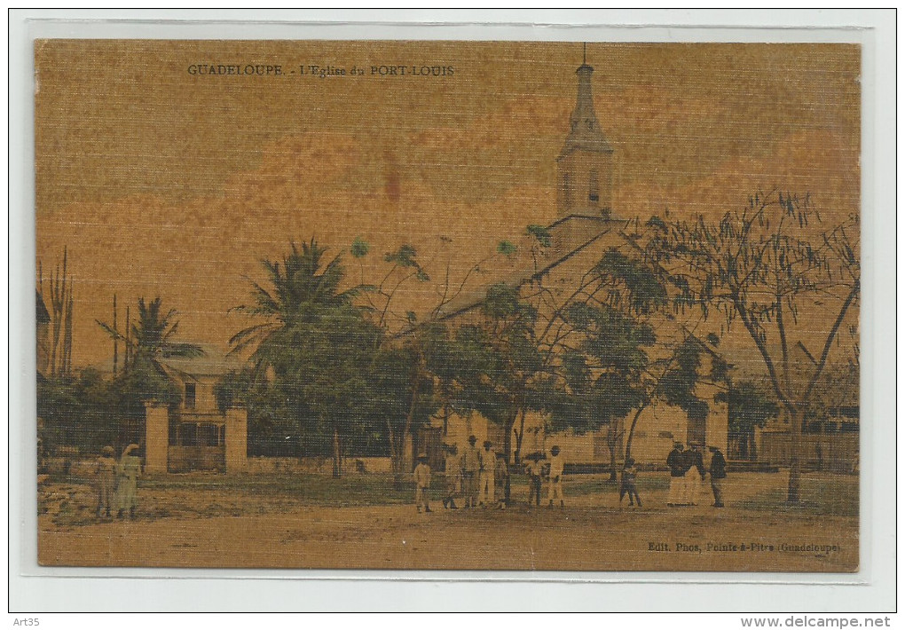 CPA Guadeloupe L'église De PORT-LOUIS   T2 - Pointe A Pitre