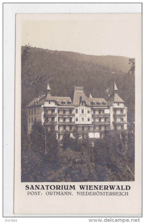 Austria - Ortmann - Sanatorium Wienerwald - Pernitz