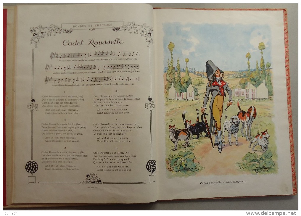 ENFANTINA - Bibliothèque de la Jeunesse et de l'Enfance - Rondes et Chansons -Série I - Illustré par  R. de la Nézière