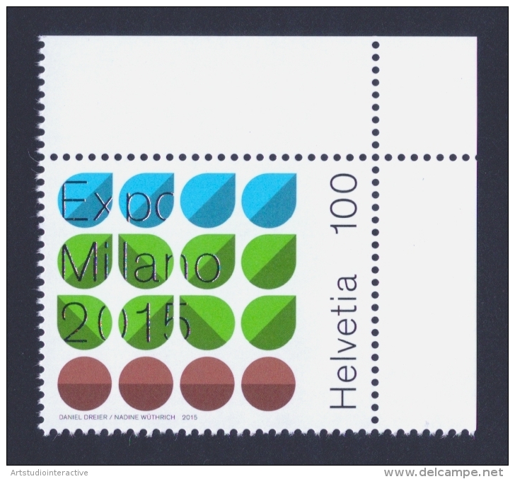 2015 SVIZZERA "EXPO 2015 MILANO" SINGOLO MNH - Ungebraucht