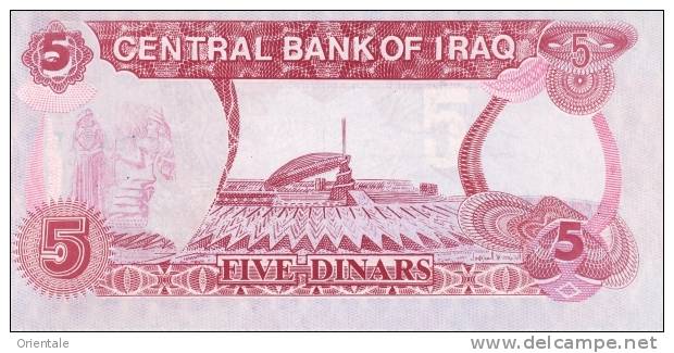 IRAQ P.  80a 5 D 1992 UNC (10 Billets) - Iraq