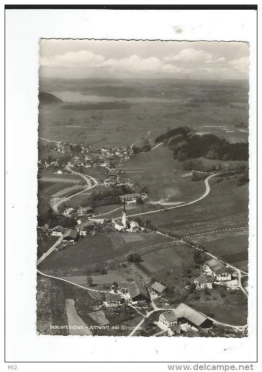 Autriche Mauerkirchen Antwort Chiemgau Mit Simsee 1962 Ecrite - Autres & Non Classés