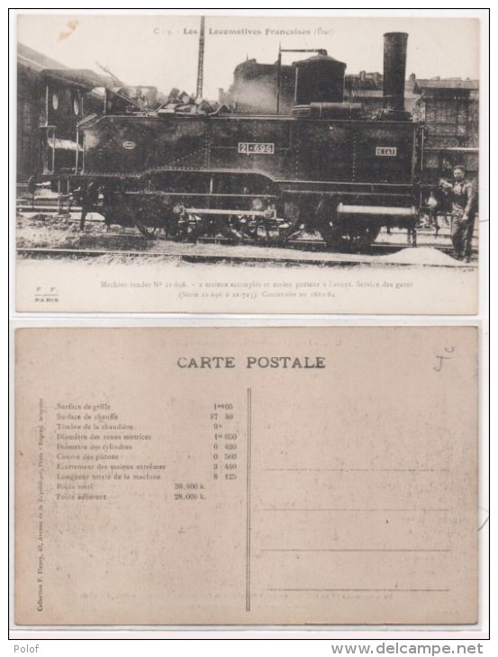 Les Locomotives Françaises Machine Tender N°? 21 - 696 - 2 Essieux Accouplés  (81815) - Eisenbahnen