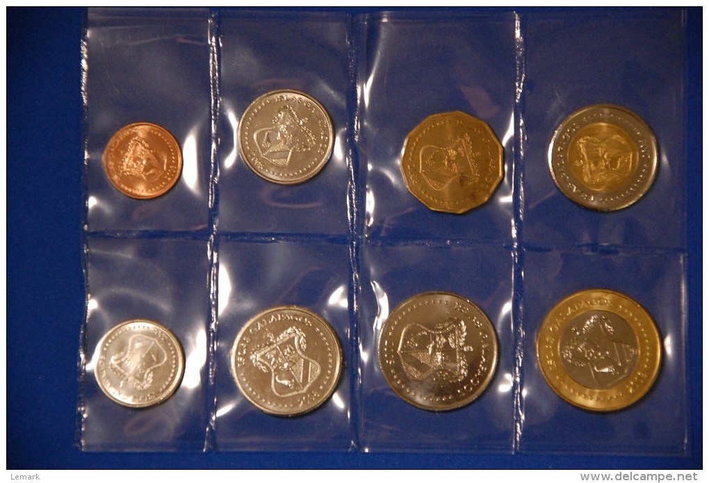 Galapagos Islands 8 Coins Set 2008 UNC - Autres – Amérique