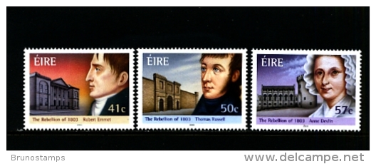 IRELAND/EIRE - 2003  CENTENARY OF REBELLION  SET MINT NH - Nuovi