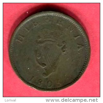 1/2 PENNY GEORGE III  (KM 147 )  TB  8 - Irlande