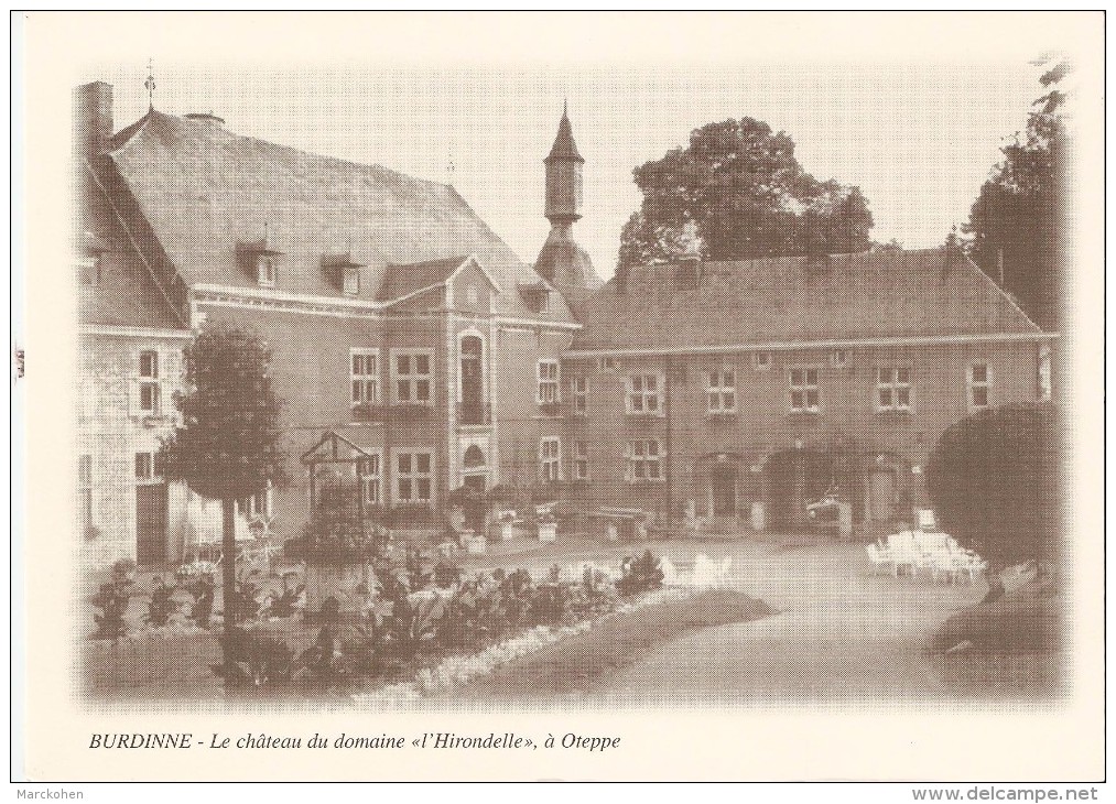 BURDINNE / OTEPPE (4210) :  Centre De Vacances "L´Hirondelle" - Cour Intérieure Du Château. CPSM. - Burdinne