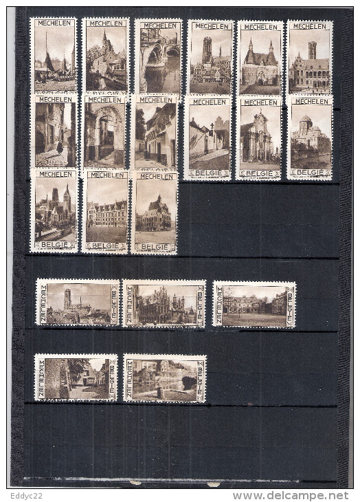 Lot De 20 Vignettes MECHELEN - XX/MNH - Toutes Différentes (à Voir) - Privées & Locales [PR & LO]