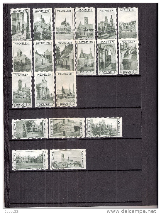 Lot De 20 Vignettes MECHELEN - XX/MNH - Toutes Différentes (à Voir) - Privées & Locales [PR & LO]