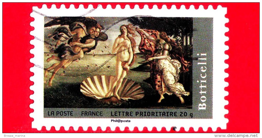 FRANCIA -  Usato - 2008 - Arte - Sandro Botticelli - La Nascita Di Venere - 20 G - (0.54) € - Oblitérés