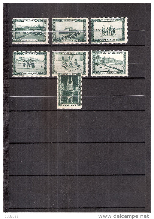 Lot De 25 Vignettes OSTENDE- XX/MNH - Toutes Différentes (à Voir) - Privées & Locales [PR & LO]