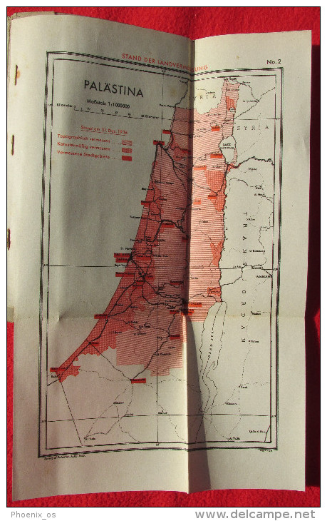 BERICHT ÜBER PALÄSTINA / REPORT ON PALESTINE - Judaica, Judaisme, Jewish, Edition: Berlin, 1937. - Judentum