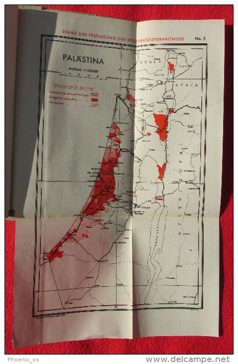 BERICHT ÜBER PALÄSTINA / REPORT ON PALESTINE - Judaica, Judaisme, Jewish, Edition: Berlin, 1937. - Jodendom