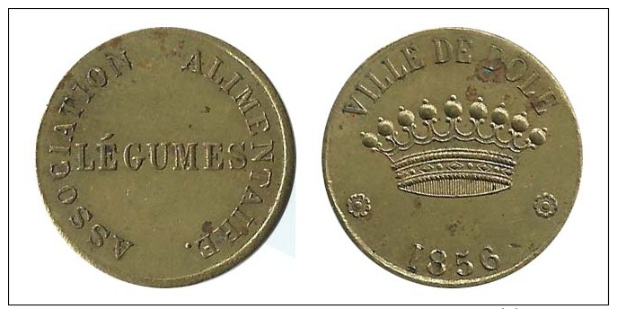 N1792 - Dôle: Association Alimentaire 1856: Légumes - Notgeld