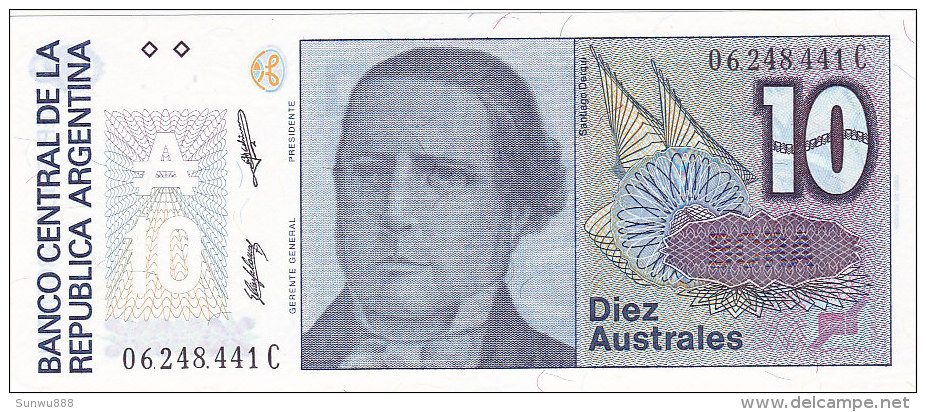 Argentina - 10 Diez Australes (FDC) - Argentine