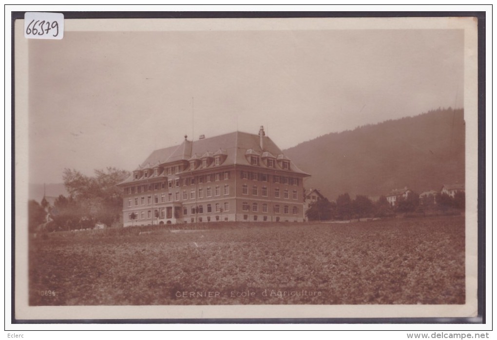 CERNIER - ECOLE D'AGRICULTURE - TB - Cernier