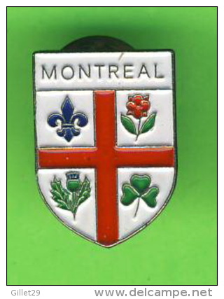 PIN'S - CITY - VILLE DE MONTRÉAL, QUÉBEC - BLASON - - Villes