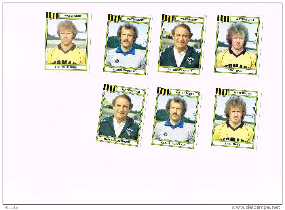 Figurine Panini 1984 /Waterschei SV Thor/K Waterschei SV THOR Genk/Football Belge/Fußball X 16 !!! - Autres & Non Classés