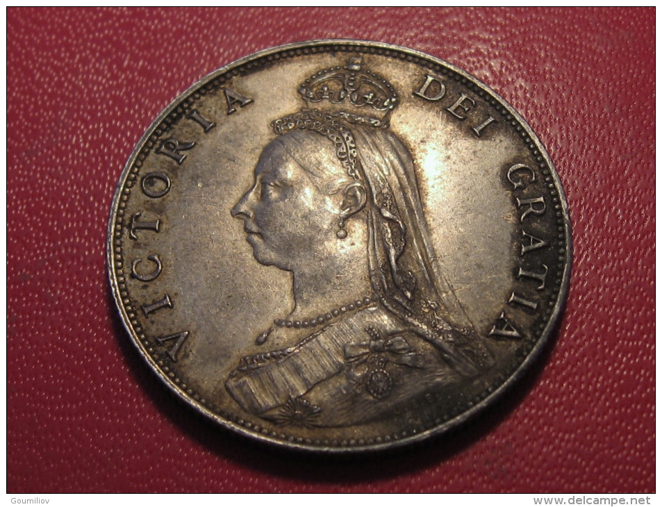 Grande-Bretagne - UK - Florin (2 shillings) 1887 Victoria 3564