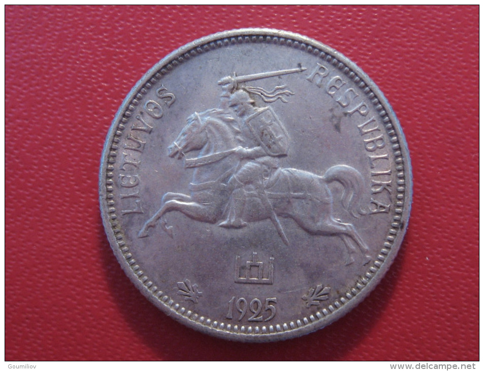 Lituanie - 2 Litu 1925 Argent 3553 - Lithuania