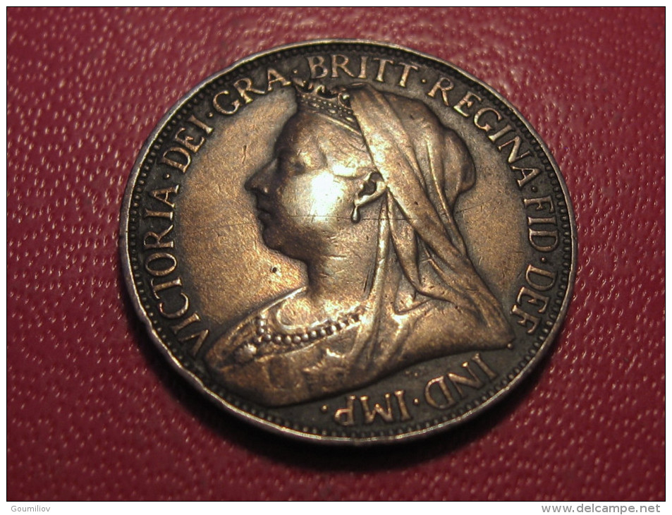 Grande-Bretagne - UK - Farthing 1896 Victoria 3528 - B. 1 Farthing