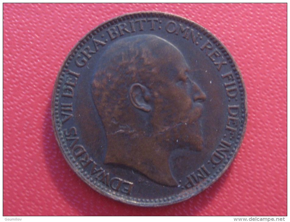 Grande-Bretagne - UK - Farthing 1904 Edward VII 3520 - B. 1 Farthing