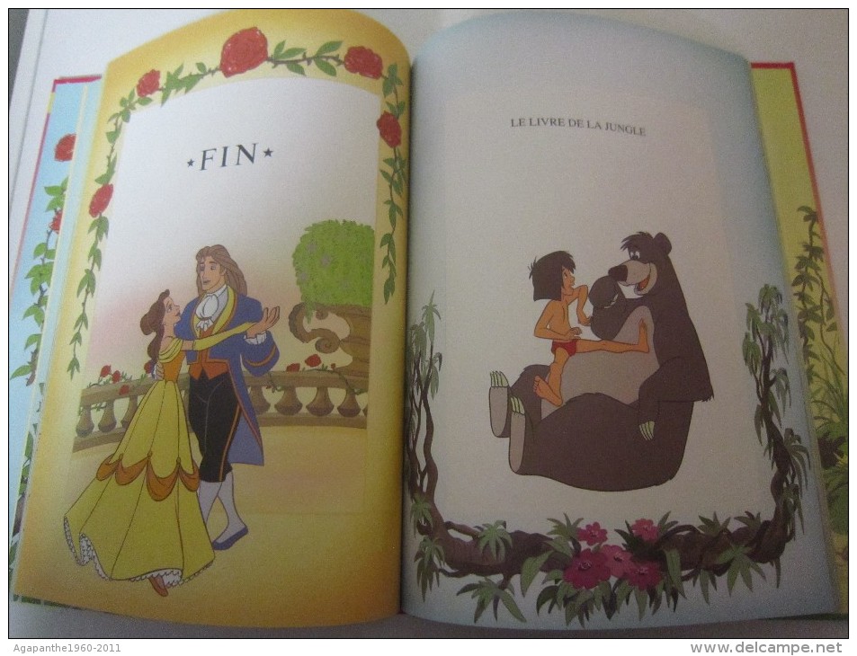 033 - L´UNIVERS FANTASTIQUE DE DISNEY - LIVRE NEUF SANS CELLO ----> LE LIVRE DE LA JUNGLE - Et - LA BELLE ET LA BETE - Disney