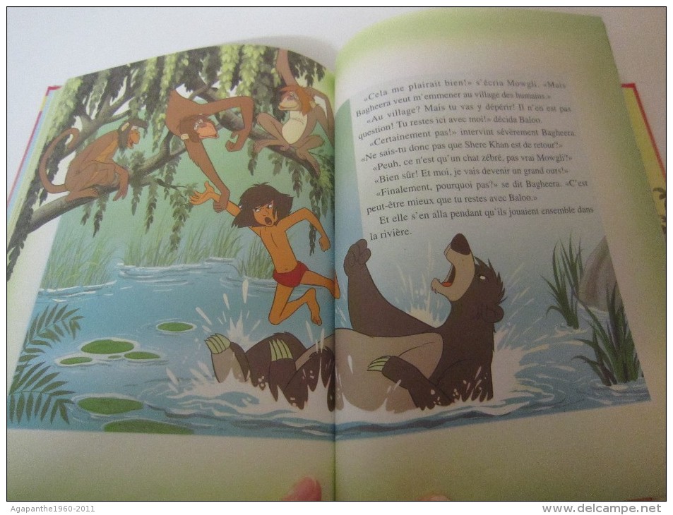 033 - L´UNIVERS FANTASTIQUE DE DISNEY - LIVRE NEUF SANS CELLO ----> LE LIVRE DE LA JUNGLE - et - LA BELLE ET LA BETE