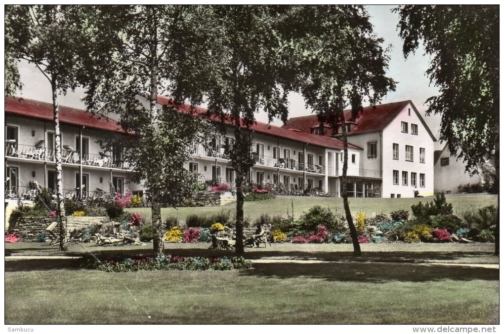 Moorbad Buchau Am Federsee - Kurhaus Mit Anlagen 1957 Coloriert - Bad Buchau