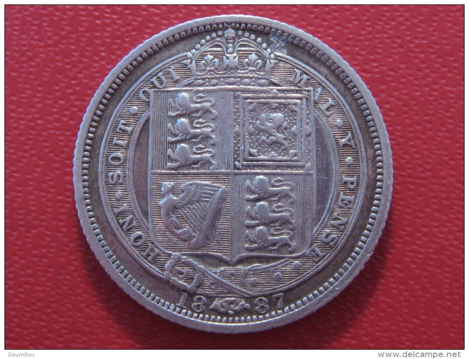Grande-Bretagne - UK - 6 Pence 1887 Victoria 3606 - H. 6 Pence