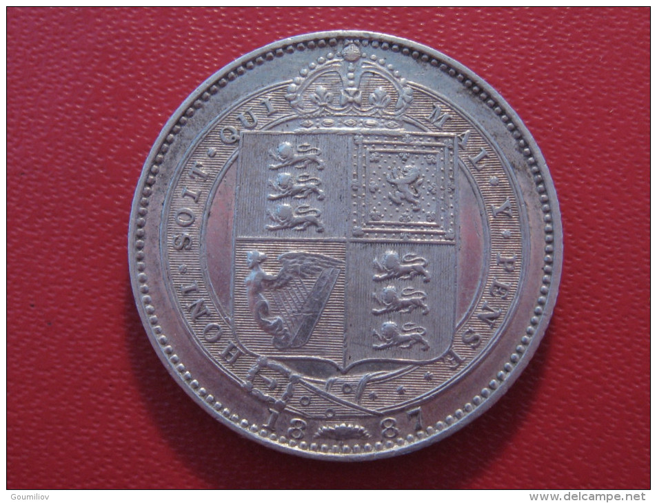 Grande-Bretagne - UK - Shilling 1887 Victoria 3610 - I. 1 Shilling