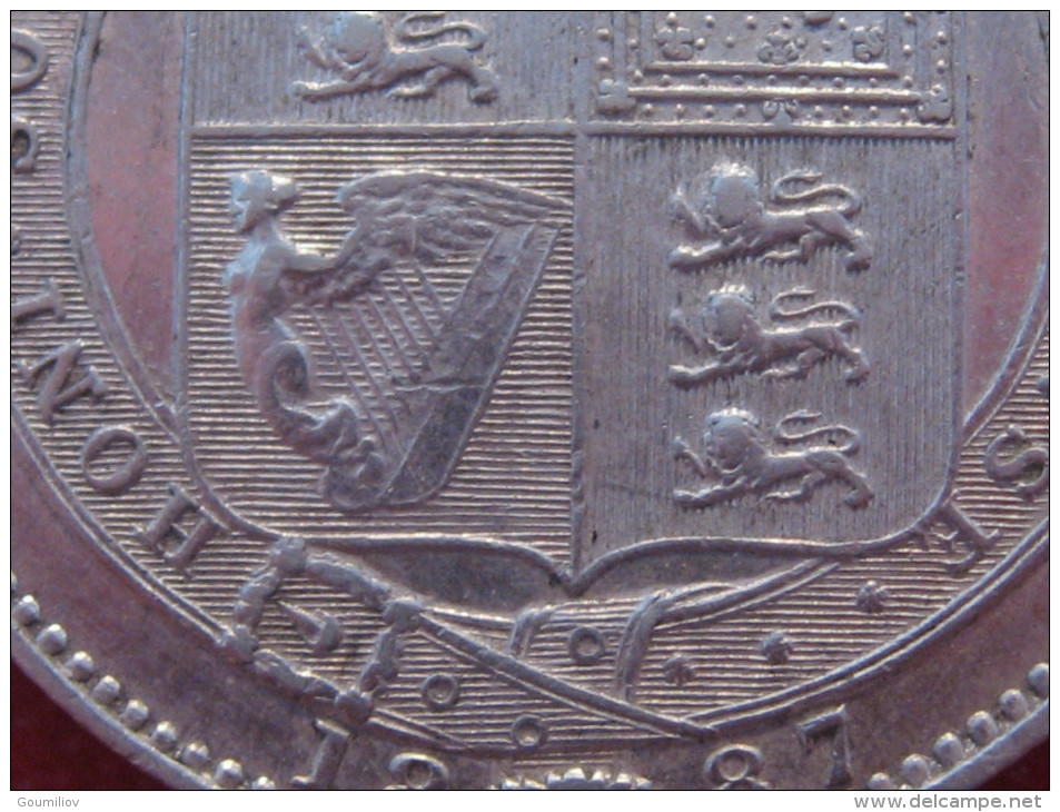 Grande-Bretagne - UK - Shilling 1887 Victoria 3610 - I. 1 Shilling