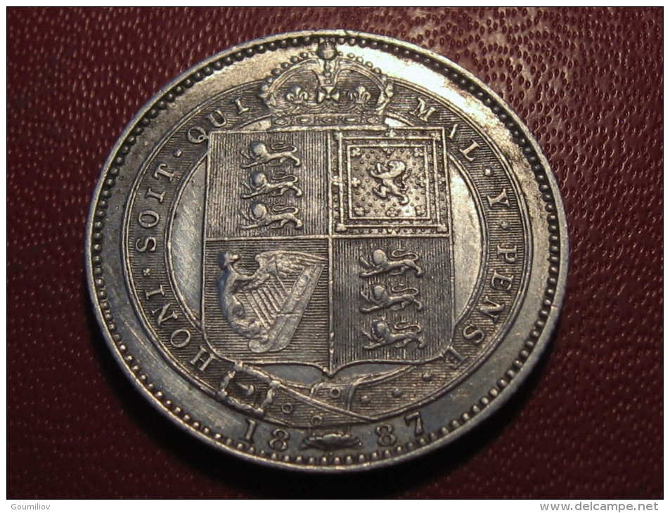 Grande-Bretagne - UK - Shilling 1887 Victoria 3610